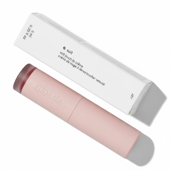 Glossier G Suit Lip Creme JET Bold Red NIB - Picture 2 of 15